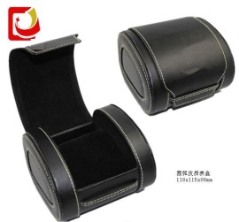 精致圆弧形手表盒 奥巴马手表盒 高端PU皮手表盒