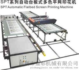 热销翼展牌全自动台板印花机拖鞋沙滩鞋丝印机Nike阿迪达斯迪士尼指定印刷机