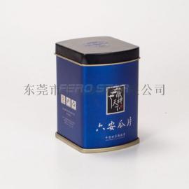 六安瓜片铁罐，祁门红茶铁盒，黄山毛峰铁盒