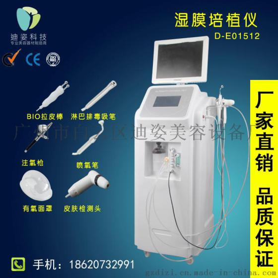 广州迪姿D-E01512湿膜培植仪补水嫩肤去黄祛痘皮肤护理仪器面部补水水氧仪美容院美容美肤仪