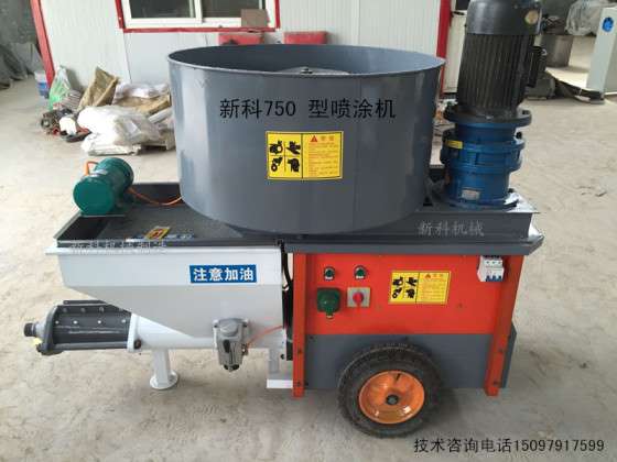 石膏喷涂机 底层粉刷石膏施工 高效