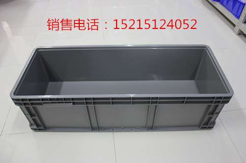 重庆1028塑料周转箱 塑胶材料箱带盖物流箱 全新料加厚