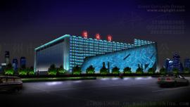 楼体亮化|城市体育馆建筑楼体亮化设计