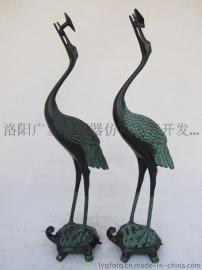 洛阳广发青铜器、龟山鹤仿古工艺摆件、厂家直销