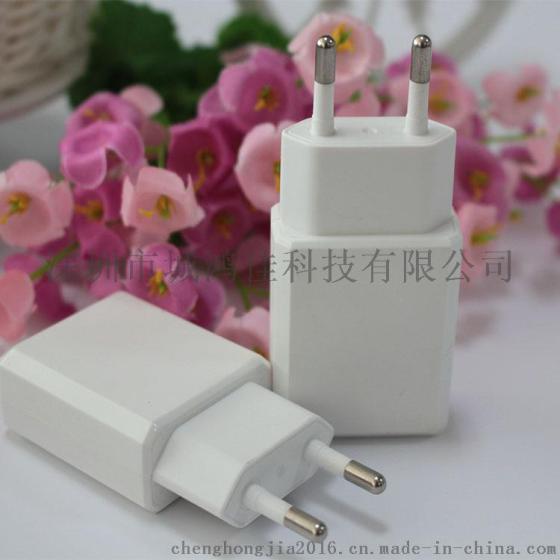 充电器单usb欧规充电头 单口usb充电器 平板手机通用手机充电头