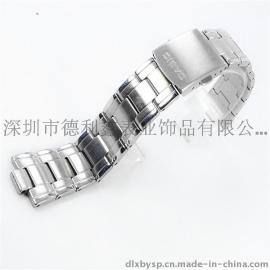 德利鑫 DLXZZ 不锈钢啤胚表带 实心钢带 男士钢带 优质  Watch strap CASIO品牌手表带 供应商