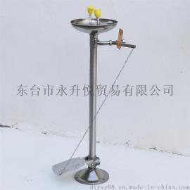 304不锈钢立式小踏板洗眼器 验厂 实验室