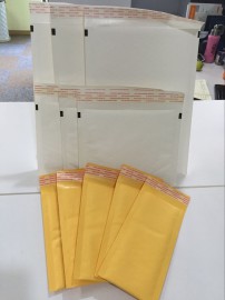 厂家定做出口环保品质可印刷礼品签证快递包装袋牛皮纸气泡袋