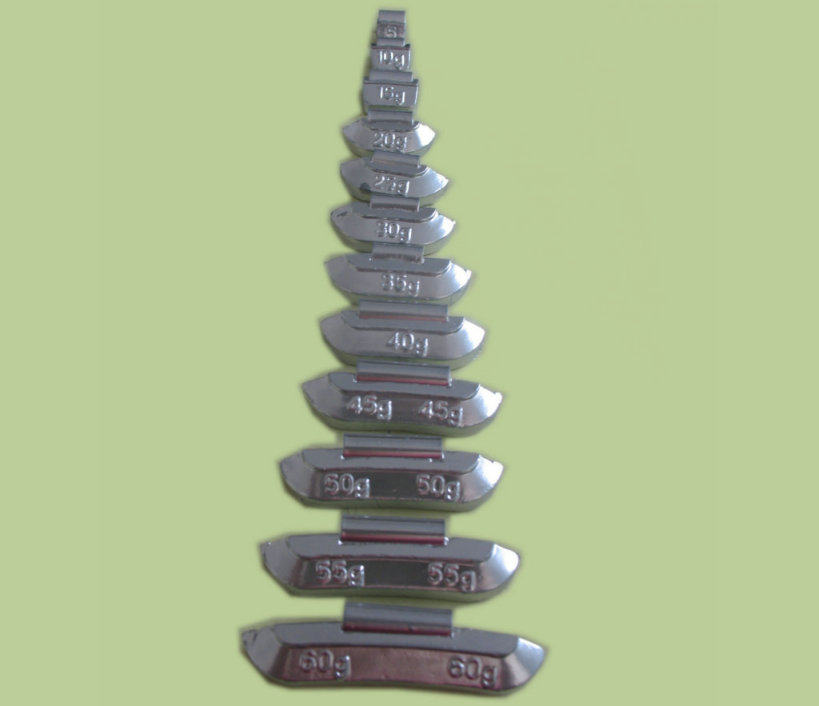 别克专用铅质卡钩式平衡块（pb-005）