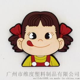 专业定制PVC软胶冰箱贴 塑料软磁冰箱贴 软胶工艺品