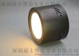 8寸明装吸顶筒灯,射灯cob30W,40W科瑞,车展车站大堂高顶棚大灯