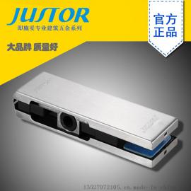 即施妥无框玻璃门不锈钢上夹 门夹 开达五金门配件
