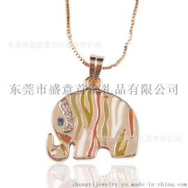东莞盛意 批发定制批发 韩版时尚可爱小象项链 厂家直销 产地货源