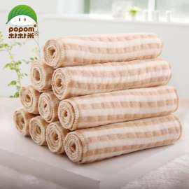 厂家直销新款隔尿用品 有机彩棉婴儿尿布 新生儿全棉可洗三层尿片