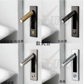床头小壁灯 LED1W阅读小射灯 外贸酒店客房定制款 现代创意小壁灯