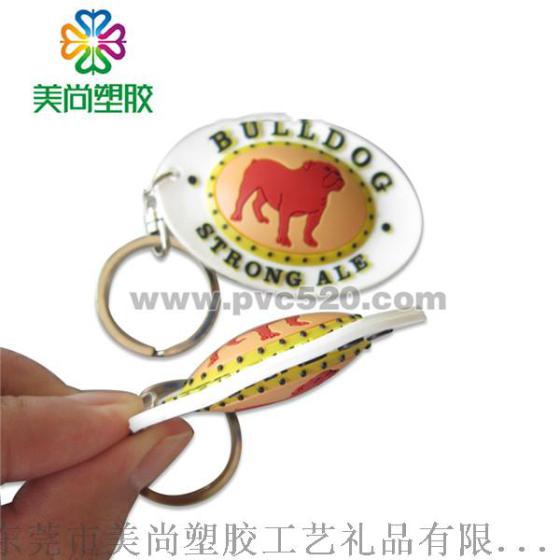 PVC全立体卡通钥匙扣 钥匙挂件