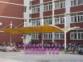 武汉钢结构车棚图片、潜江停车棚施工安装