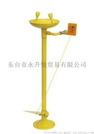 304不锈钢立式双防小踏板洗眼器
