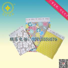 电商专用粉色牛皮纸复合气泡袋 可印刷logo 彩色牛皮纸气泡袋