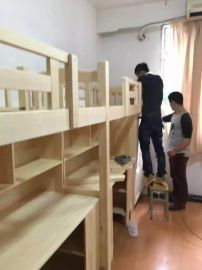 四川公寓床，成都学生床，久久乐实木公寓床厂家定制