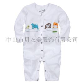 连体衣 外贸批发 爆款婴儿装 纯棉柔软婴儿连体衣 爬服 哈衣 长袖连体衣