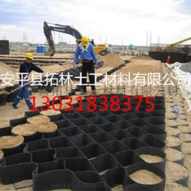 拓林土工格室 路基垫层加固土工格室厂家 蜂巢边坡防护植草网格