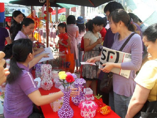 手工艺品进社区农耕文化新体验 