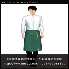 餐厅服务员服装定做 上海酒店工作服定制 酒店餐饮制服