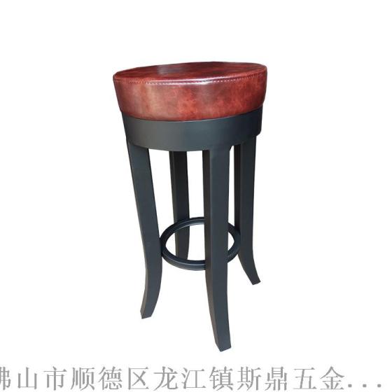 吧椅厂家/批发KTV酒吧专用圆吧椅/美式复古休闲户外高脚凳子