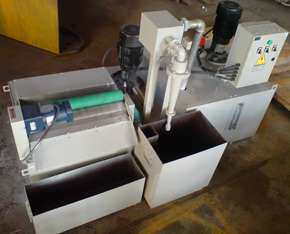 磁鼓式磁性分离器与不锈钢涡流分离器二级过滤组合