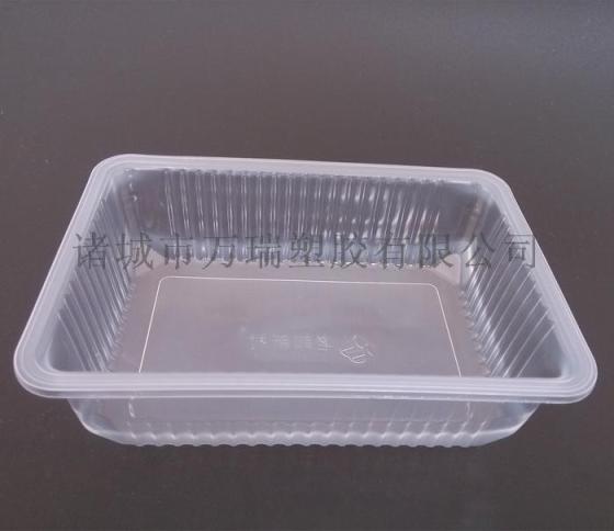 一次性透明pp锁鲜盒/海鲜干货盒/食品包装方盒