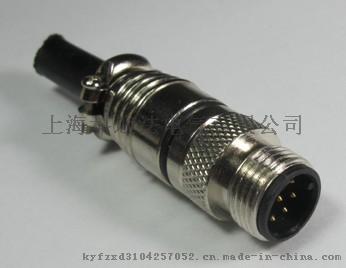 XS2F-D421-CC0-F 4 XS2F-D421-C80-F连接器针型直头全屏蔽5针不带线公头连接器接插件插头