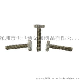 厂家直销不锈钢螺丝 M4*21非标平头直纹花机械手拧机组设备用不锈钢螺丝 定制