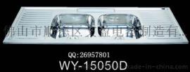 WY-15050 150*50CM 一体拉伸成型长款不锈钢水槽东南亚 中东 南美水槽