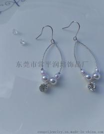 新品上市 韩式可爱鸭子女式耳环 润培饰品工厂直销 饰品批发