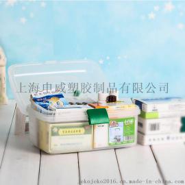 jeko 塑料药品收纳箱小号多层家庭急救保健箱家用医药箱