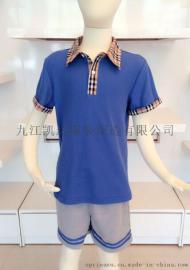 凯达服装-男校服短袖套装