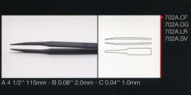 瑞士Ideal-tek 碳纤维镊子 702A.CF