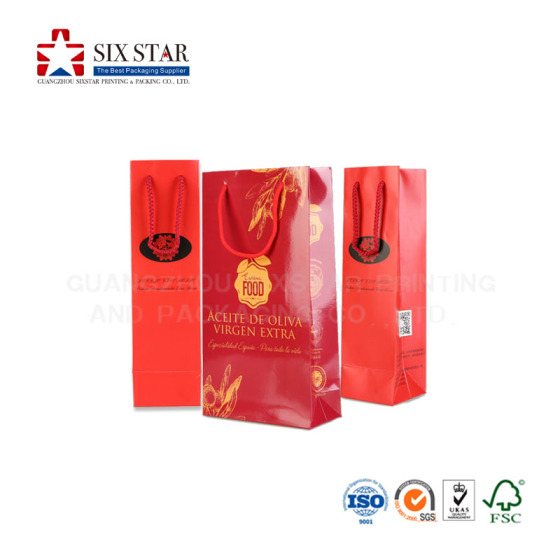 广州包装印刷加工厂直销葡萄酒礼品袋红酒包装纸袋手挽袋