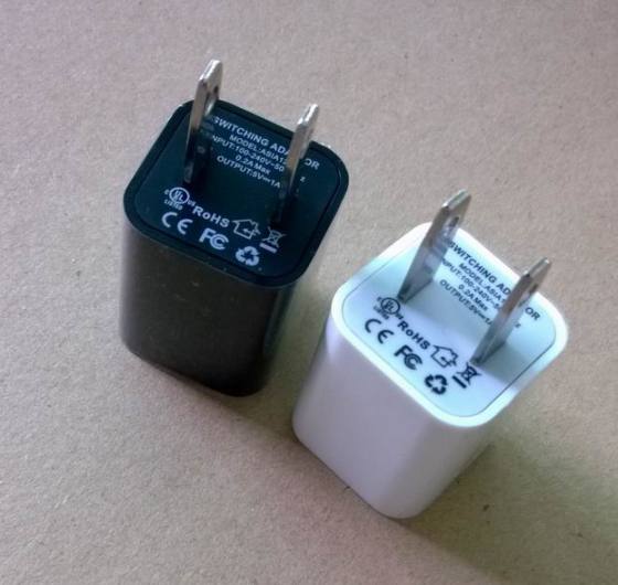 亚天ASIA120 CE和FCC 苹果iPhone充电器 迷你USB充电器 UL认证苹果配件充电器