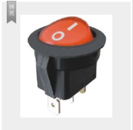 HUACONN/东莞华琴 跷板开关 船形开关  电源开关 圆形开关 SWITCH