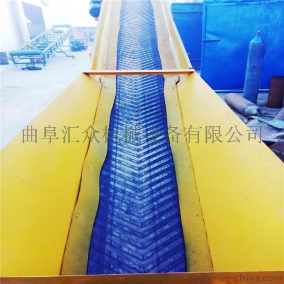 可定做人字型运输机  磷矿粉槽型输送机 轻型带式运输机