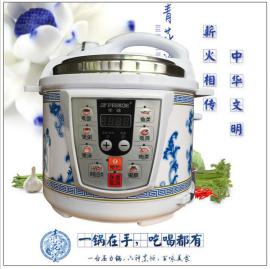 电压力锅 电脑式智能控制电高压力锅 双喜电压力锅双胆正品大礼包