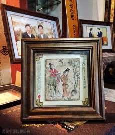 陕西韵味十足礼盒装桌摆仿唐壁画旅游纪念品
