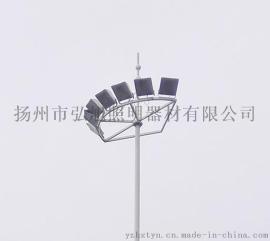扬州弘旭专业生产15米篮球场灯 高杆灯升降式圆盘高杆灯