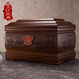 红尚天 富贵亨通 骨灰盒 实木骨灰盒 黄檀寿盒 精品小棺材