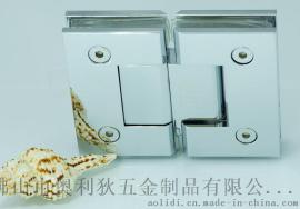 ONT奥利狄铜浴室夹玻璃到玻璃直角180度