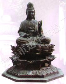 佛教法器观世音佛铜像--达华法器