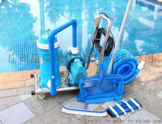 AQUA游泳池手动式吸污机 游泳池过滤式吸污机 岸基式游泳池吸污机