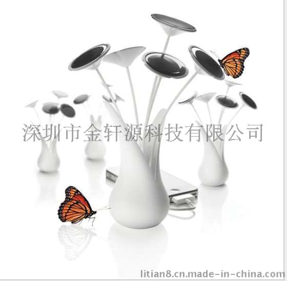 荷兰XDSunbloom太阳能多叶花朵充电器 太阳能多叶花充电宝